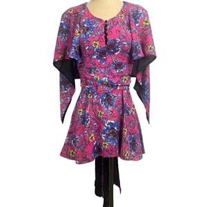 Prabal Gurung Floral‎ Print Mini Dress/Tunic Size 2